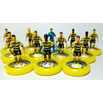 Subbuteo Andrew Table Soccer  AEK Athens 2024 100 Years Centenary Team on WSB Professional bases